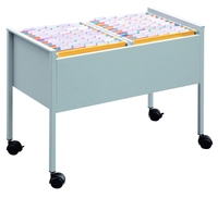 DURABLE Hängemappenwagen Mappenboy Doppelbahnig silber silber