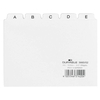 DURABLE Karteikartenregister DIN A6 quer A-Z - weiß