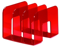 DURABLE Katalogsammler Katalogsammler Trend rot-t. 2S 21, 5 x 21, 0 x 16, 5 cm rot-transparent