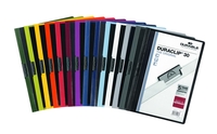 DURABLE Klemmhefter DIN A4 5x rot,  weiß,  anthrazit,  hellblau und dunkelgrün