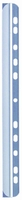 DURABLE Klemmschienen Klemmschienen A4 M.Abheft 6mm DIN A4 Transparent 0.6 cm
