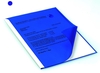 DURABLE Klemmschienenhüllen DIN A4 0.22 mm genarbt blau 50 St.