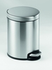 DURABLE Kosmetikeimer Treteimer Slowmotion 5l Edelst 5, 0 l edelstahl