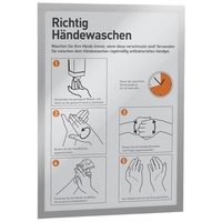 DURABLE Magnetrahmen DIN A3 selbstklebend DURAFRAME silber - 2 Stück