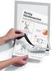 DURABLE Magnetrahmen DURAFRAME® MAGNETIC NOTE A4 silber