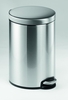 DURABLE Mülleimer Treteimer Slowmotion 12l Edels 12, 0 l edelstahl