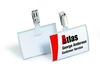 DURABLE Namensschilder Click Fold Clip 5, 4x9cm 25st. 9 cm x 5.4 cm PP-Folie Transparent