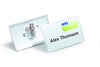 DURABLE Namensschilder Click Fold, 5, 4x9cm, kombik., 25s 9 cm x 5.4 cm PP-Folie Transparent