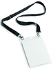 DURABLE Namensschilder Event Namensschild schwarz 10.5 cm x 14.8 cm PP-Folie Schwarz