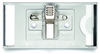 DURABLE Namensschilder Namensschild 3, 4x7, 4cm Kombikl 7.4 cm x 3.4 cm Kunststoff Silber