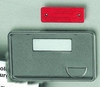 DURABLE Namensschilder Namensschild 40x75 Mit Magnet 7.5 cm x 4 cm Polystyrol Grau