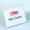 DURABLE Namensschilder Namensschild 60x90mm 9 cm x 6 cm Kunststoff Transparent