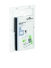 DURABLE Namensschilder Namensschild Mit Clip,  5 Stück 9 cm x 6 cm Hartfolie Transparent