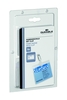 DURABLE Namensschilder Namensschild Mit Clip Transp. 9 cm x 6 cm Hartfolie Transparent