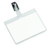 DURABLE Namensschilder Namensschild.Clip 60x90 Querf. 9 cm x 6 cm Hartfolie Transparent