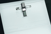 DURABLE Namensschilder Namensschilder M. Kombi-Klemme 9 cm x 5.4 cm Hartfolie Transparent