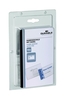 DURABLE Namensschilder Namensschilder m. Wellennadel 9 cm x 5.4 cm Hartfolie Transparent