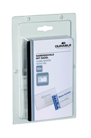 DURABLE Namensschilder Namensschilder m. Wellennadel 9 cm x 5.4 cm Hartfolie Transparent
