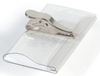 DURABLE Namensschilder Namensschild.Krokoklemme 40x75 7.5 cm x 4 cm Hartfolie Transparent