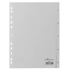 DURABLE Ordnerregister Vollformat grau 5-teilig