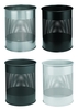 DURABLE Papierkörbe Metall-Papierkorb 15l schwar 15, 0 l Schwarz