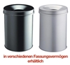 DURABLE Papierkörbe Papierk.M.Löschk.15l Lichtgr 15, 0 l Grau