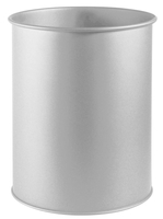 DURABLE Papierkörbe Stahl-Papierkorb 15l lichtgrau 15, 0 l Grau