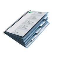 DURABLE Personalhefter Kunststoff blau