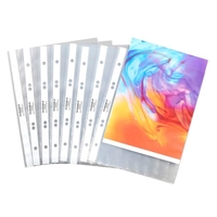 DURABLE Prospekthüllen DIN A5 transparent genarbt 0, 06 mm - 100 Stück