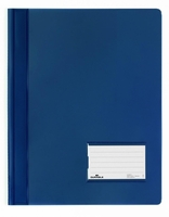 DURABLE Schnellhefter Schnellhefter Duralux d-blau DIN A4 überbreit PVC dunkelblau