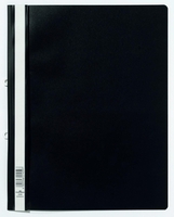DURABLE Schnellhefter Sichthefter m.Abheft. sz 2St. DIN A4 überbreit PVC schwarz
