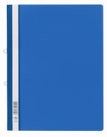 DURABLE Schnellhefter Sichthefter M.Abheft.blau 25st DIN A4 überbreit PVC blau