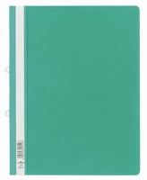 DURABLE Schnellhefter Sichthefter M.Abheft.gn 1St DIN A4 überbreit PVC grün