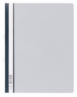 DURABLE Schnellhefter Sichthefter M.Abheft.grau 1st DIN A4 überbreit PVC grau