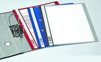 DURABLE Schnellhefter Sichthefter M.Abheft.grau 25st DIN A4 überbreit PVC grau