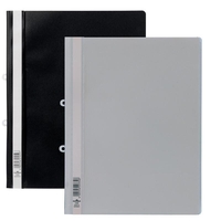 DURABLE Schnellhefter Sichthefter M.Abheft.schwarz DIN A4 überbreit PVC schwarz