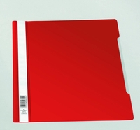 DURABLE Schnellhefter Sichthefter Pp rot 1p-10St. DIN A4 Polypropylen (PP) rot