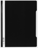 DURABLE Schnellhefter Sichthefter PVC Überbreit Schw DIN A4 überbreit PVC-Hartfolie schwarz