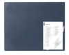 DURABLE Schreibtischunterlage Schreibunter.blau Kantenschutz PVC dunkelblau