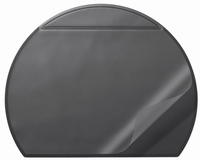 DURABLE Schreibtischunterlage Schreibunterl.schwarz M.Folie PVC schwarz