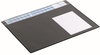 DURABLE Schreibtischunterlage Schreibunterl.schwarz Sichtfol PVC schwarz