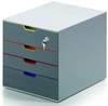 DURABLE Schubladenboxen Schubladenbox Varicolor Safe 760627 DIN C4 28, 0 x 35, 6 x 29, 2 cm