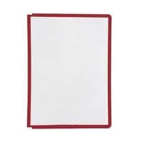 DURABLE Sichttafeln Sichttafeln rot 5stck. DIN A4 rot