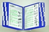 DURABLE Sichttafelsystem Sichtwender M.20tafeln/blau DIN A4 Blau