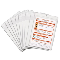 DURABLE Sichttaschen Sichttasche A5 genarbt 0.17 mm transparent 10 St.