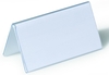DURABLE Tischnamensschilder Namensschild 52x100 10 cm x 5.2 cm Hartfolie Transparent