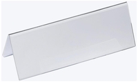 DURABLE Tischnamensschilder Tischnamensschild 105x297 cm 29.7 cm x 10.5 cm Acryl Transparent