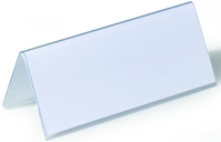 DURABLE Tischnamensschilder Tischnamensschild 61x150 15 cm x 6.1 cm Hartfolie Transparent