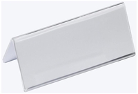 DURABLE Tischnamensschilder Tischnamensschild 61x150 cm 15 cm x 6.1 cm Acryl Transparent