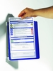 DURABLE Wand-Sichttafelsystem Vario Wandhalter 5tlg. d-blau DIN A4 Blau